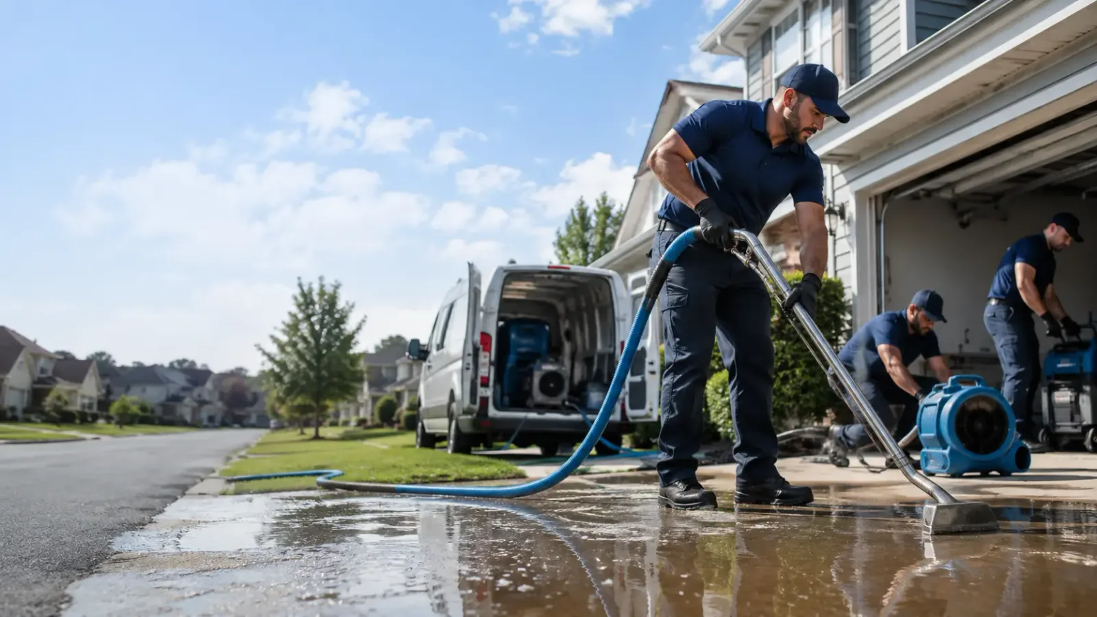 Flood Damage Restoration in Belmont, MI